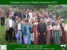 Orientation course on Flagship programme7