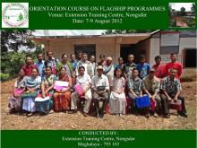 Orientation course on Flagship programme8
